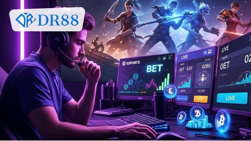 Đặt cược giải đấu E-sports DR88 với đa dạng giải đấu hấp dẫn