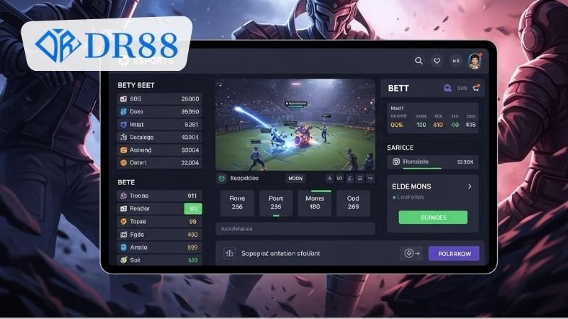Ưu điểm khi đặt cược giải đấu E-sports DR88
